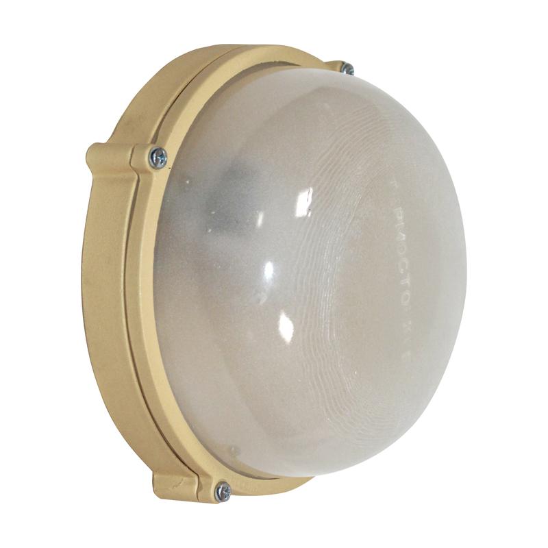 Светильник НББ 03-60-013 "Терма 1301" IP65 круглый малый матов./корпус беж. Элетех 1005501014