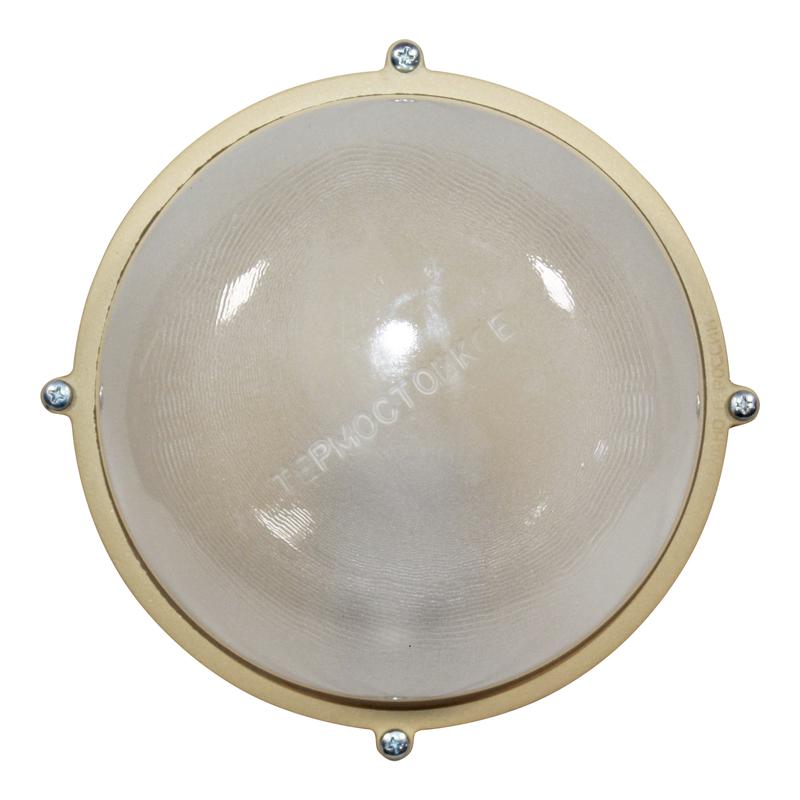 Светильник НББ 03-60-013 "Терма 1301" IP65 круглый малый матов./корпус беж. Элетех 1005501014