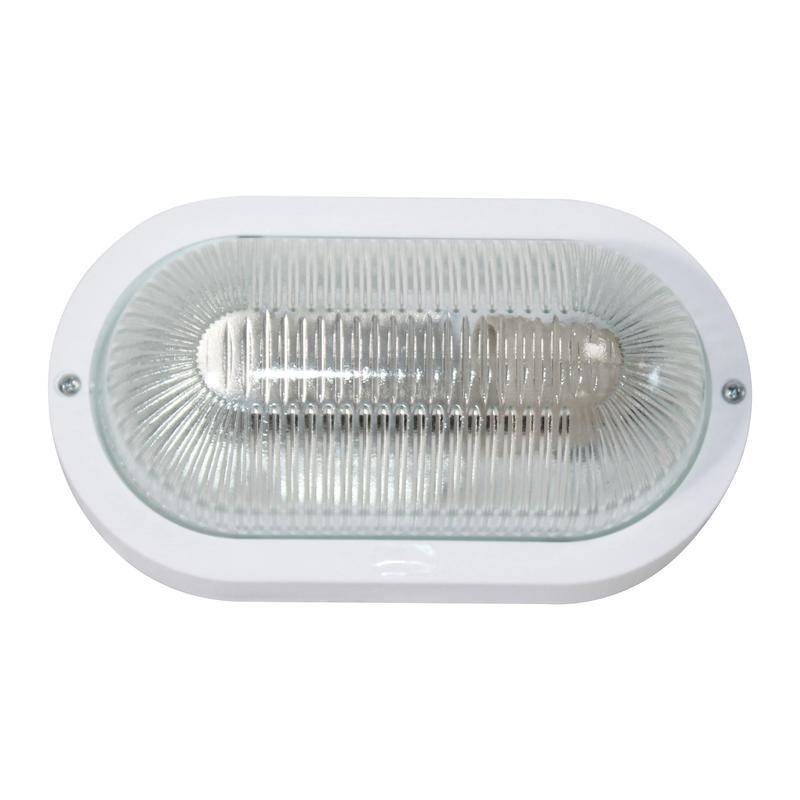 Светильник НБО 23-60-005 "Фарпласт" овал 1х60Вт E27 IP44 корпус бел. Элетех 1005500599