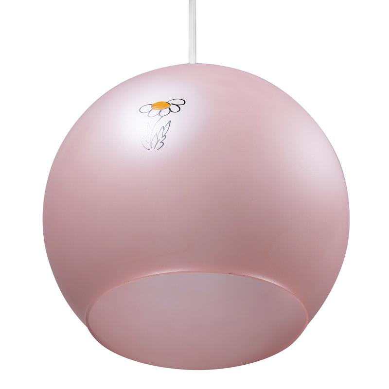 Светильник НСБ 72-60 М50 "Ромашка" роз. матов./шнур бел. (инд. упак.) Элетех 1007000002