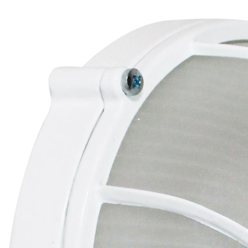 Светильник НПП 03-60-014 "Банник" 1302 круг малый 1х60Вт E27 IP65 корпус с решеткой бел. Элетех 1005500936