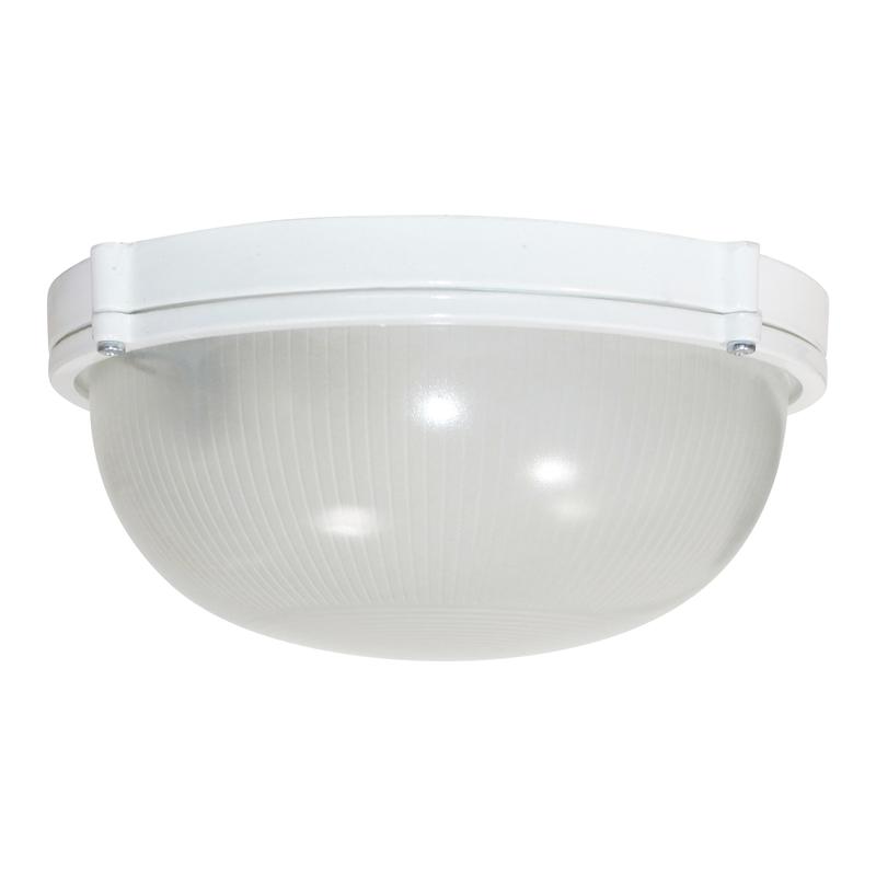 Светильник НПП 03-100-009 "Банник" 1101 круг большой 1х100Вт E27 IP65 корпус бел. Элетех 1005500930