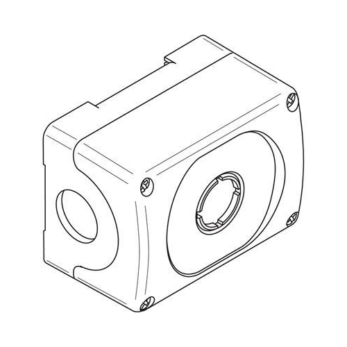 Корпус кнопочного поста MEP1-0 на 1 элемент пластиковый