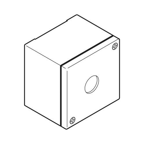 Корпус кнопочного поста KEM1-0 на 1 элемент металлический