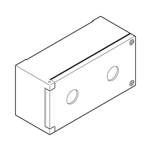 Корпус кнопочного поста KEM2-0 на 2 эл. ABB SK616702-AA