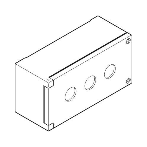 Корпус кнопочного поста KEM3-0 на 3 эл. ABB SK616703-AA