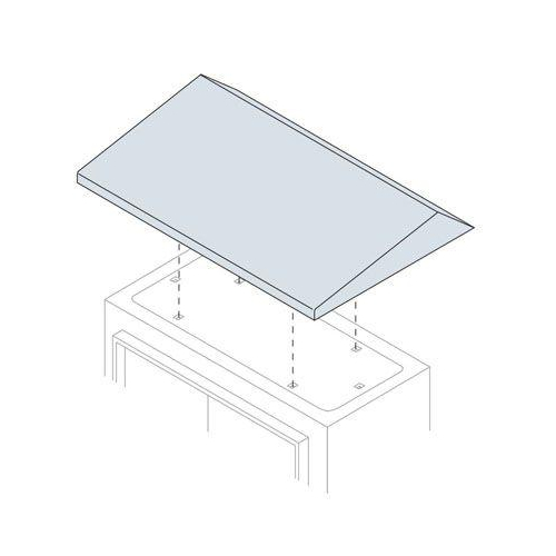 Крыша антидождевая для шкафов SR 200X150мм ШхГ