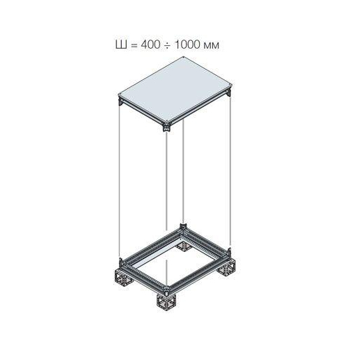 Рама шкафа верхняя/нижняя 1000x1000ШхГ