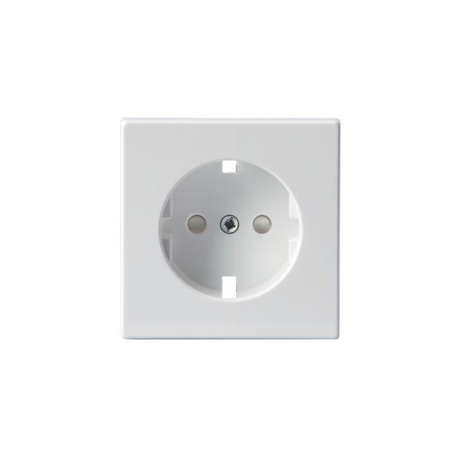 Накладка 1-м СП Impressivo IP21 для розетки Schuko бел. ABB 2TKA000664G1