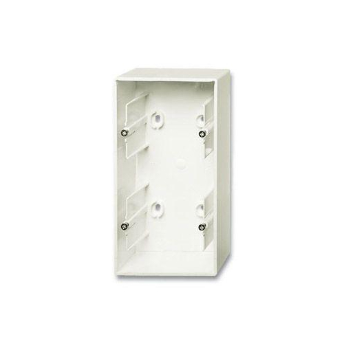Коробка для открытого монтажа, 2-постовая, Basic 55, chalet-white