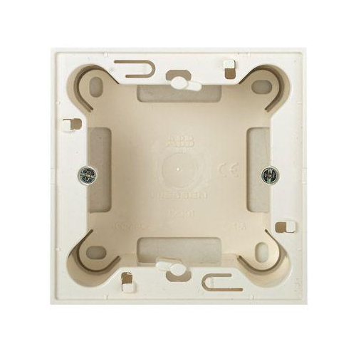 Цоколь для открытой установки на 1-2мод. без рамки Zenit бел. ABB 2CLA299100N1101