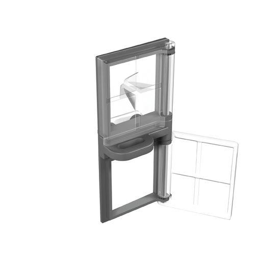 Блокировка навесными замками в разомкнутом состоянии PLC E1.2-XT7-XT7M D=4mm