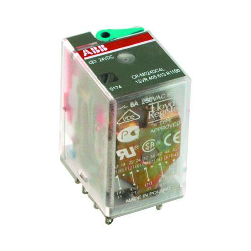 Реле CR-M012DC4L 12B DC 4ПК (6A), СИД индикация