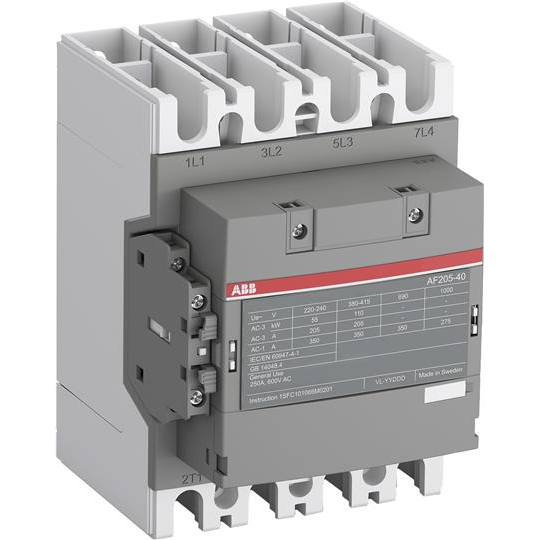 Контактор AF190-40-11-11 с универсальной катушкой управления 24-60В AC/DC