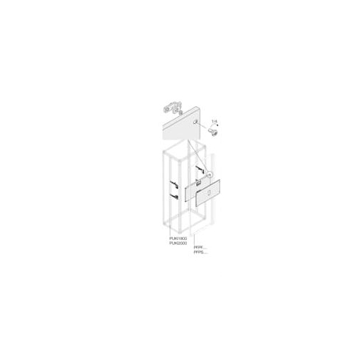 Комплект верт.4 XT1 3P FIX W=600мм