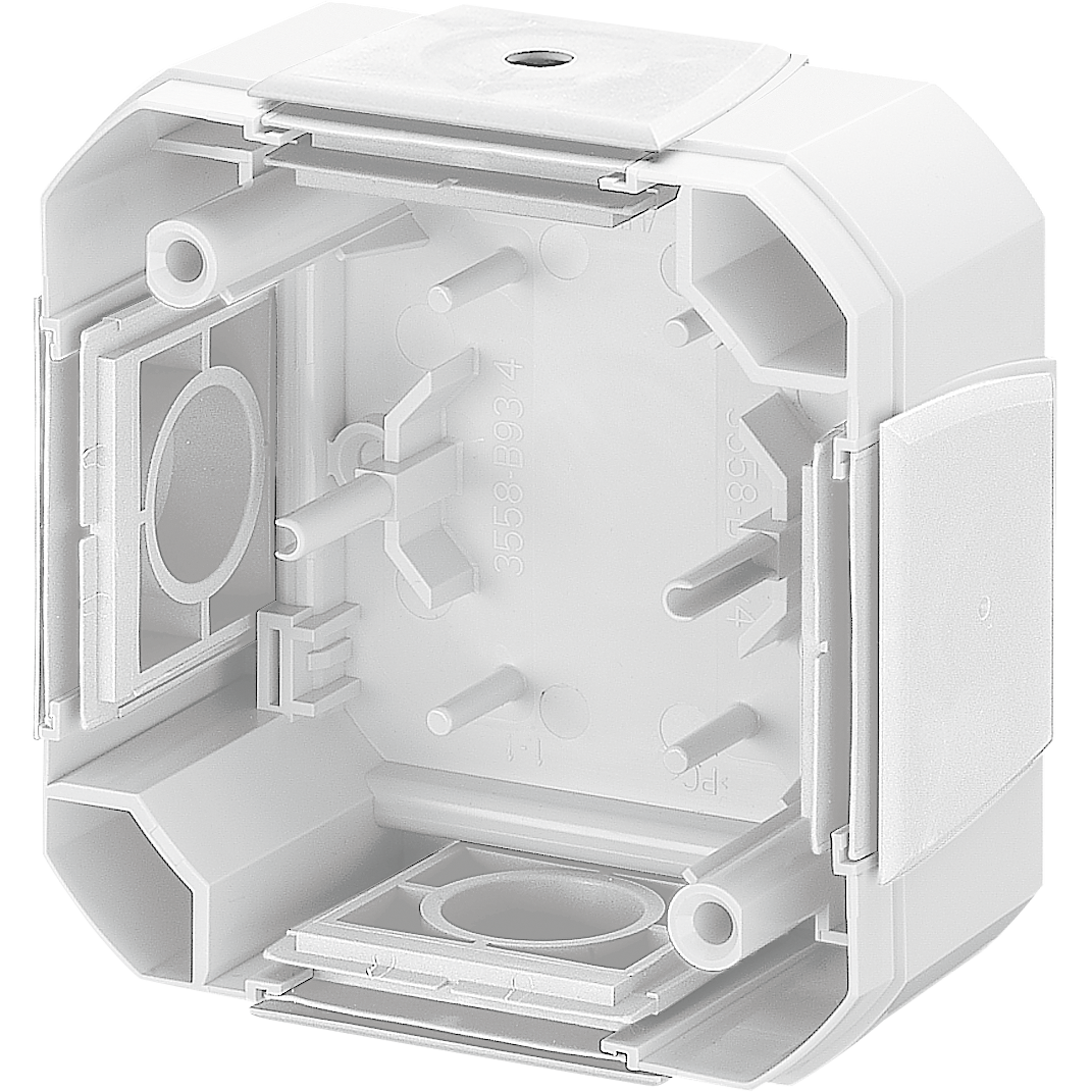 Коробка накладного монтажа ABB Variant+ с четырьмя вводами белый