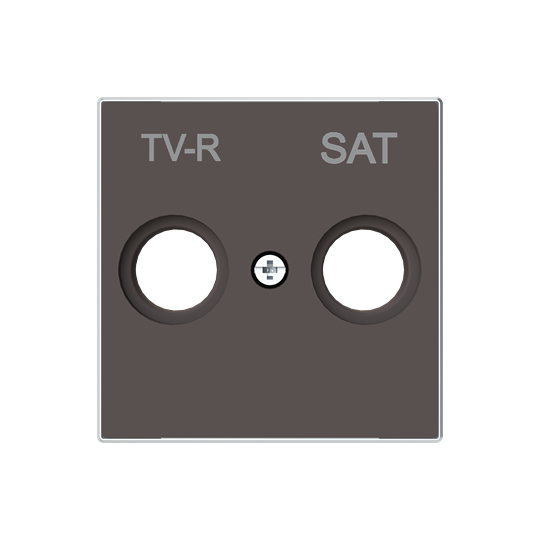 Накладка для TV-R-SAT розетки, серия SKY, цвет "Тауп"