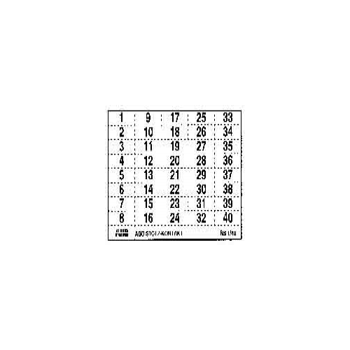 Маркер к. 40шт.чистый BS