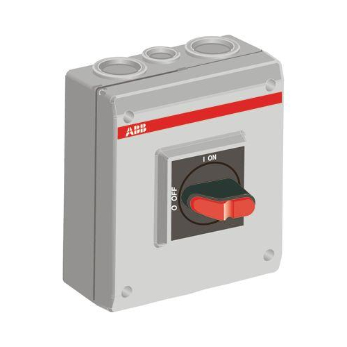 Рубильник в боксе OTP63B4M до 63A 4-полюсный, резьба 4хМ32+2хМ16