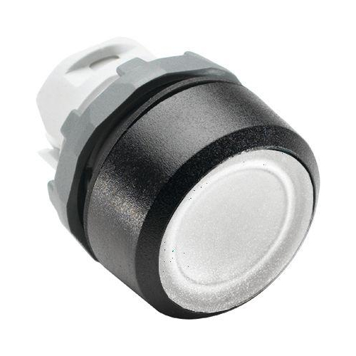 Кнопка MP1-11W белая (только корпус) с подсветкой без фиксации