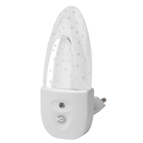 Светильник NN-619-LS-W ночник "Пузырьки" от сети с сенсором бел. ЭРА Б0019103