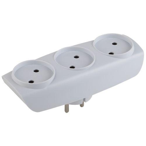 Разветвитель 3-м SP-3-W без заземл.(10/60/1200) бел. ЭРА C0045527