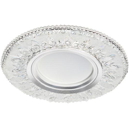 Светильник DK LD9 SL/WH MR16 точечный; декор со светодиодной подсветкой прозр. ЭРА Б0028080