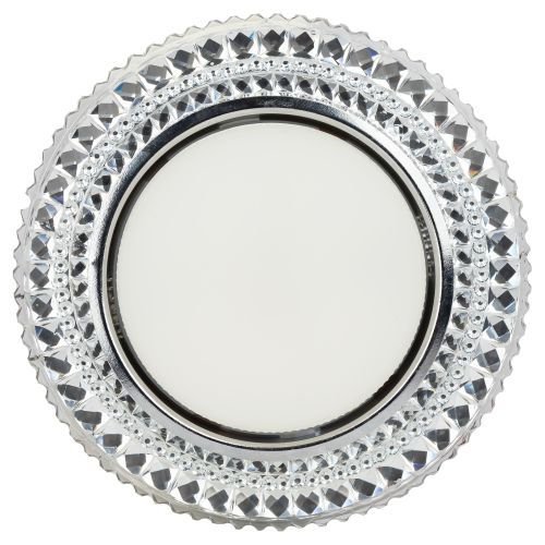 Светильник DK LD26 SL/WH GX53 точечный; декор со светодиодной подсветкой прозр. ЭРА Б0029638