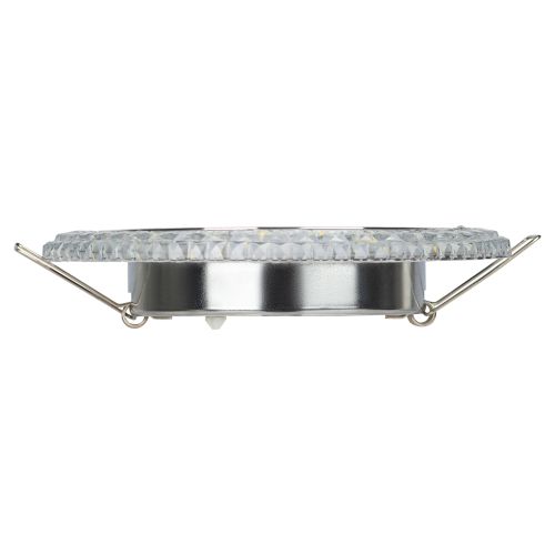 Светильник DK LD26 SL/WH GX53 точечный; декор со светодиодной подсветкой прозр. ЭРА Б0029638