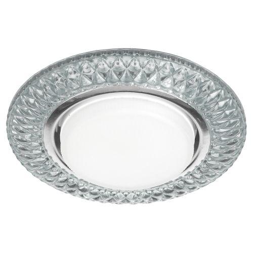 Светильник светодиодный DK LD23 SL/WH GX53 точечный; декор со светодиодной подсветкой прозр. ЭРА Б0029627