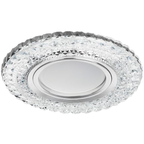 Светильник светодиодный DK LD3 SL/WH декор со светодиодной подсветкой (белый) прозр. ЭРА Б0019202