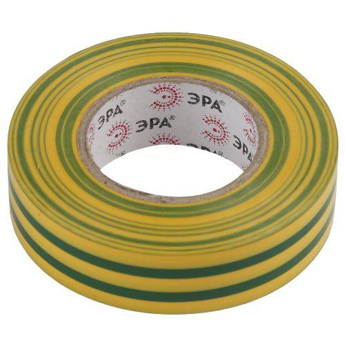 Изолента ПВХ 15ммх20м желт./зел. ЭРА