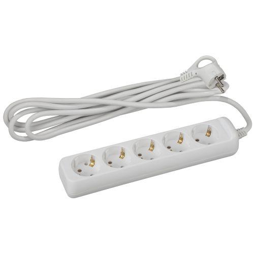 Удлинитель U-5e-3m 5х3м с заземл. ПВС 3х1 16А ПВС ЭРА Б0028376