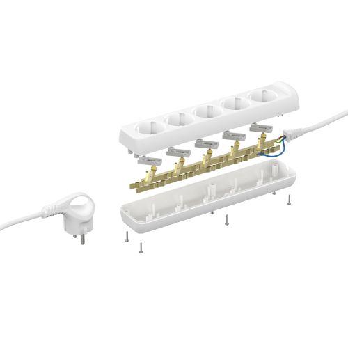 Удлинитель U-5e-3m 5х3м с заземл. ПВС 3х1 16А ПВС ЭРА Б0028376