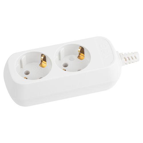 Колодка удлинителя KX-2e 2-м с зазeмл. ЭРА Б0028339