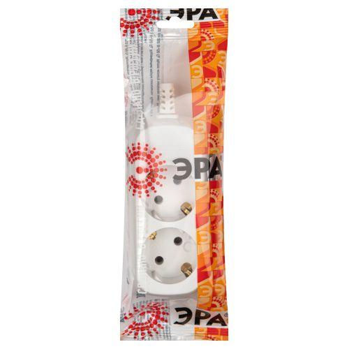 Колодка удлинителя KX-2e 2-м с зазeмл. ЭРА Б0028339