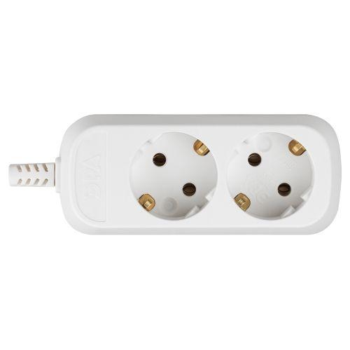 Колодка удлинителя KX-2e 2-м с зазeмл. ЭРА Б0028339