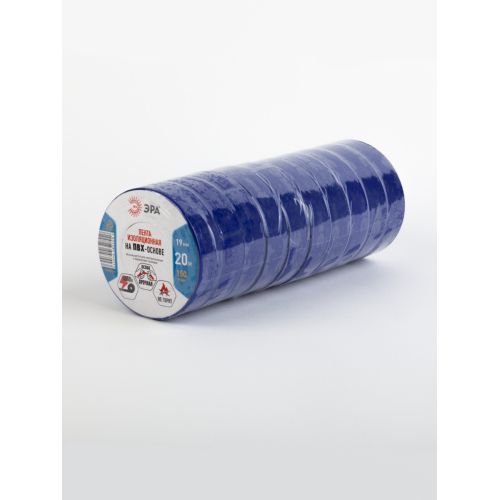 Изолента ПВХ 19ммх20м син. ЭРА C0036539
