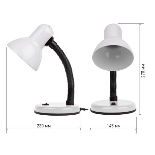 Светильник N-211-E27-40W-W настол. бел. ЭРА Б0035055