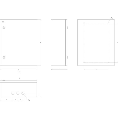 Корпус металлический ЩМП-06 SIMPLE 500х400х175 IP31 NO_SIMPLE_SHMP-06_IP31 ЭРА Б0041657