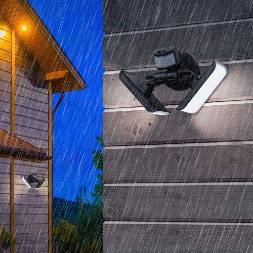 Светильник садовый фасадный ERAFS020-42 2х50LED 600лм с двумя световыми панелями выносная солнечная батарея ЭРА Б0044490