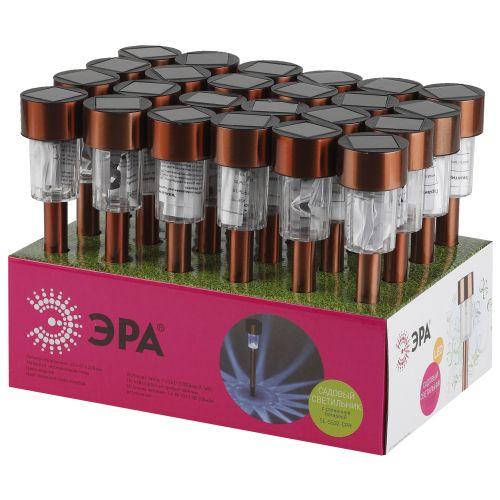 Светильник садовый SL-SS30-CPR солнечная батарея нерж. сталь. медн. 32см (24/1320) Эра Б0032594