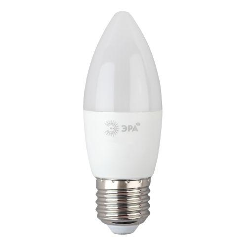 Лампа светодиодная ECO LED B35-10W-865-E27 R (диод свеча 10Вт холодн. E27) (10/100/3500) ЭРА Б0045338