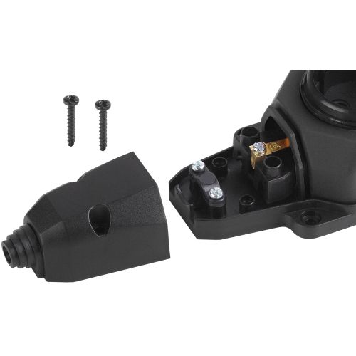 Колодка каучуковая 3-м с заземл. 16А IP44 черн. ЭРА Б0044545