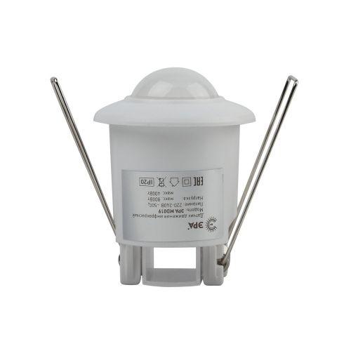 Датчик движения MD 019 бел. 800Вт 360 гр. 6М IP20 (1001600) бел. Эра Б0044167