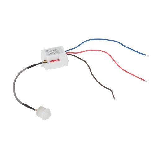 Датчик движения MD 021 скрытый 800Вт 5сек8мин 6м 102000лк 120(сбоку)+360(сверху)гр IP20 Эра Б0043798