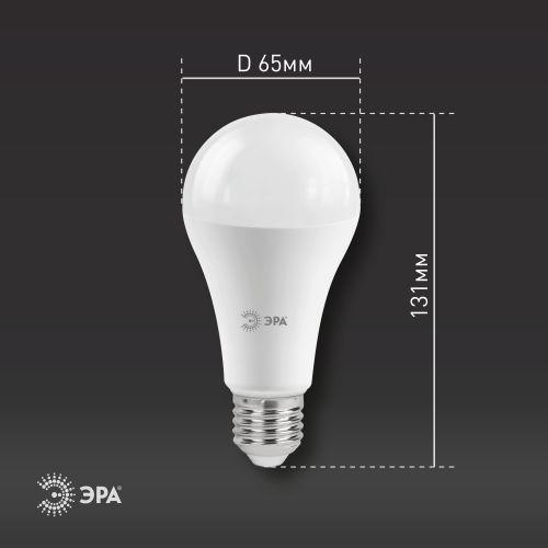 Лампа светодиодная ECO LED A65-25W-840-E27 R (диод груша 25Вт нейтр. E27) (10/100/1200) Эра Б0048010