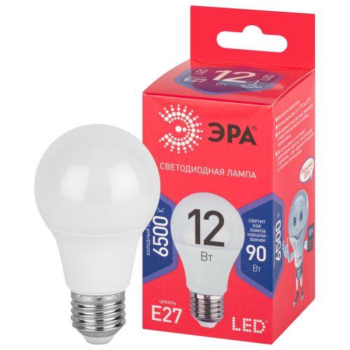 Лампа светодиодная A60-12W-865-E27 R (диод груша 12Вт холод. E27) Эра Б0045325