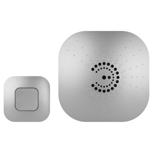 Звонок беспроводной BIONIC Silver ЭРА Б0017749