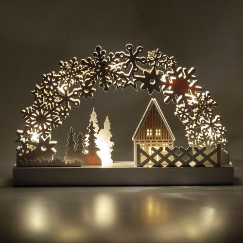 Светильник декоративный новогодний Сказка, с подсветкой, 32*20 см, 2АА, IP20 (Б0051928)